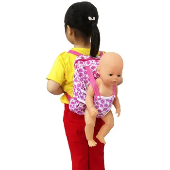 Baby Doll Väljuvad Paketid Väljas Veavad Nukk Seljakott, mis Veavad 43cm Baby Doll ja 18 tolline Nukk