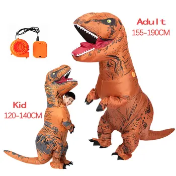 Fashion Design Parima kvaliteediga Täispuhutav Dinosaurus Kostüüm，Halloween kostüümid täispuhutav dinosaurus sobiks ，laps ja täiskasvanu täispuhutavad