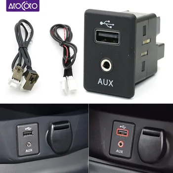 AtoCoto 4 PIN-AUX-Mini-USB-Liides Pesa Nissan Teana X-trail Petturitest Qashqai Raadio CD Navi DA Liides