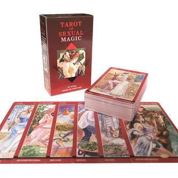 Hot müük Seksuaalse Magic Tarot Oracle Tarot Saatuse Ennustamine Ettekuulutus Kaardi Pere Poole Mängu Tarot 78-Kaart Teki PDF-Juhend