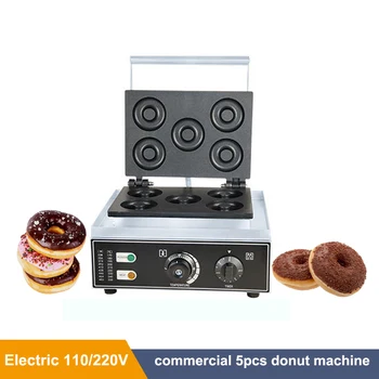 Elektrilised Donut Tegija 110/220V Kaubanduslik Sõõriku Masina 6TK 12TK Magustoit Saia Donut Masin