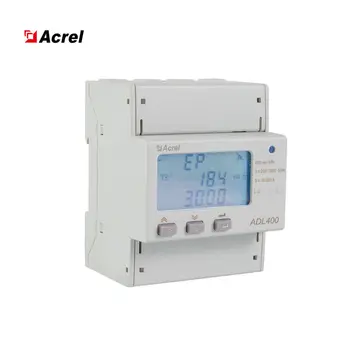 Tööstuse 8-Kohaline LCD Ekraan AC 3*220/380V, Kolm Faasi elektrienergia Arvesti 10(80)A AC Power Meter Monitor RS485 Modbus