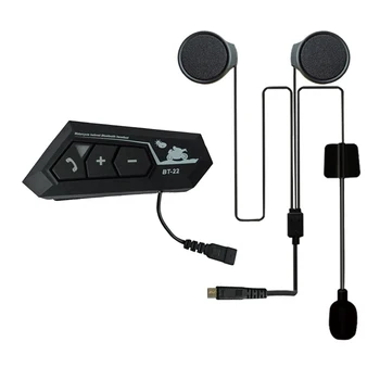 Mootorratta Kiivri Peakomplekti Bluetooth-5.0 Traadita Kõrvaklappide Kõlariga Käed-Vaba Mootorratas Kõrvaklappide Veekindel Kõigile Kiiver
