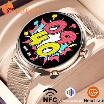 2023 Uus Spordi Smart Watch Mehed Naised 1.47-tolline Full Touch Fitness Tracker IP68 Veekindel NFC Bluetooth Kõne Smartwatch Daamid