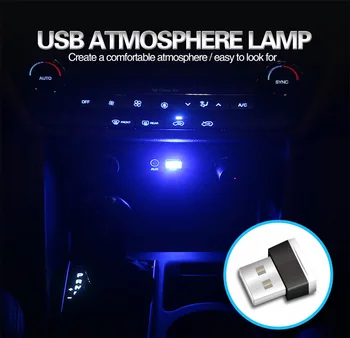 UUS KUUM Auto LED Dekoratiivne Lamp USB Light saab 9-3 xsara picasso renault talisman renault arkana twingo tiguan mk2 amg