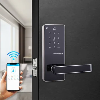 Smart home digital ukse lukk parool mobiiltelefoni app magnetkaardi intelligentne lukk