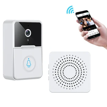 WiFi Smart Video Uksekell X3 Pro 2.4 G Traadita Video Kõne Kodu-ja / või vargusevastased Öise Nägemise Smart Capture Häire Uksekell
