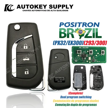 Positron Flex ForToyota Remote Auto Võti Koos Logo Kvaliteetne signalisatsioon Double Programm PX32 EX300 293 330 360 AutokeySupply