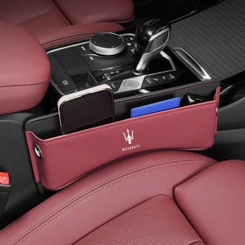 Auto istme vahe ladustamise kasti nahast vöö Jaoks Maserati Levante Ghibli GranTurismo Kupee Quattroporte Spyder GranCab auto ladustamise kasti