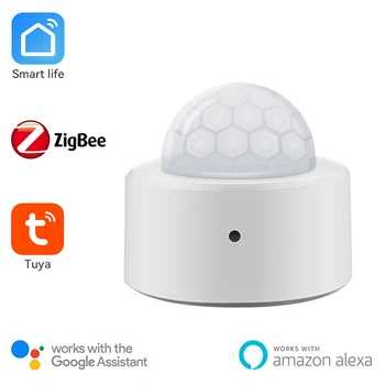 Tuya Zigbee Inimeste Liikumise Sensor Smart Home PIR Liikumisandur Detektor Smart Security Elu Töötab Alexa Google ' i Kodu assistent
