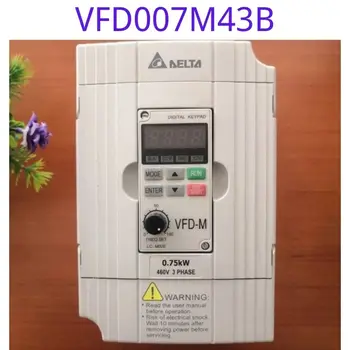 Kasutatud sagedusmuunduriga VFD007M43B kolmefaasiline 380V sisend 0.75 KW funktsioon on testitud ja on terve