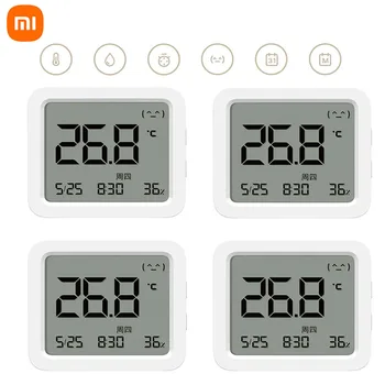 Xiaomi Mijia Smart Bluetooth Termomeeter 3 Suur LCD Traadita Elektrilised Digitaalse Hygrometer Temperatuuri ja Niiskuse 3 Mijia APP
