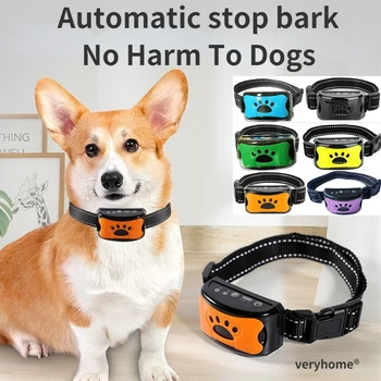 Lemmiklooma Koera Anti Haukumine Seadme USB-Elektriline Ultraheli Koera Koolitus Krae Koer Peatus Barking Vibratsiooni Anti Koor Krae Dropship