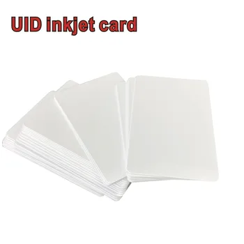 50tk Inkjet Plastikust Printable Valge PVC UID Inkjet Kaardi ISO RFID-Kaardi Epson kõik Canon Tindiprinteri Printe