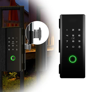 WiFi Smart Ukse Lukk Võtme Sõrmejälg Lock Password/Fingerprint/Access Card/Tuya App Avada Iron Gate/lükanduks
