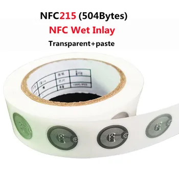 10tk NFC Tag NFC215 Silt 215 Kleebised Märg Inlay NTAG215 Sildid, Märgid Label Kleebis 13.56 mHz TagMo Foorumi Type2 Ntag