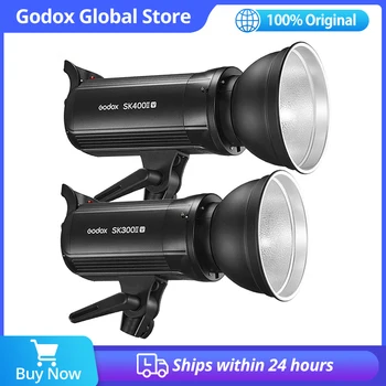 Godox SK300II-V 300Ws SK400II-V 400Ws Studio Strobe Flash Monolight 2.4 G Traadita X Süsteemi, GN65 5600K LED Modelleerimine Lamp
