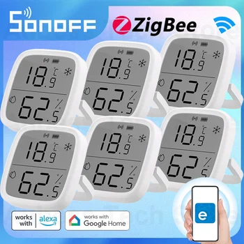 SONOFF SNZB-02D Zigbee Smart Temperatuuri ja Niiskuse Andur LCD Ekraan, Töö eWeLink APPIS Alexa Google ' i Kodu Assistent