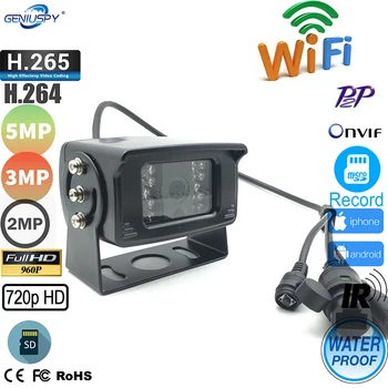 720P 960P 2MP 3MP 5MP Väljas Wifi IP Võrgu Kaamera, BUSSI - &Sõiduk& Siseruumides CCTV KAAMERA IR Cut Turvalisuse P2P SD-Kaardi Pesa