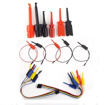 Sond Test U-Line Kit Hook Klamber Elektrooniline Testimine Grabber Ring Krokodill Elektrilised Loogika Analüsaator Kaabel Gripper R1
