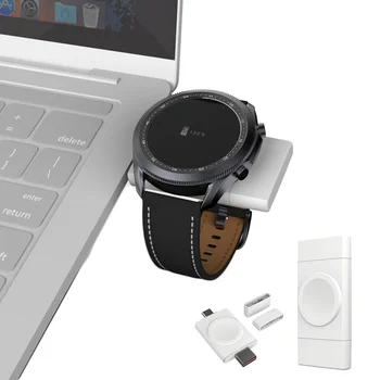 Smartwatch Magnet Laadija Samsung Galaxy Watch USB Type C Dual Plug Juhtmeta Laadija Apple Vaata Laadimise Dock Station
