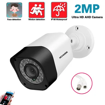 Juhtmega Analoog CCTV Kaamera Liikumisanduri Väljaspool Veekindel 1080P 2MP AHD DVR Turvalisuse Kaamera Järelevalve Süsteemi XMEYE BNC