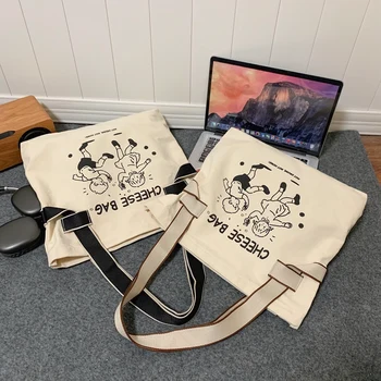 Casual Jaapani Kirjanduse ja Kunsti Lihtne Lõuend Kott Õlal Messenger Bag Ins riidest Kotti Üliõpilane Suure Mahutavusega