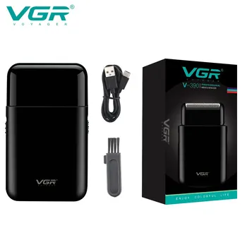 VGR Elektriline Pardel Professionaalne Pardel Kaasaskantav Mini Raseerimine Masin USB Eest Beard Trimmer, Meeste V 390
