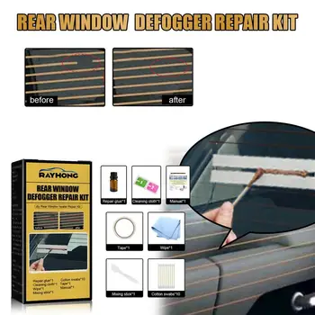 Auto Tagumise aknaklaasi Defroster Repair Kit Auto Defogger Kriimustatud Katki Remont Kütteseade Grid Line Kiire DIY Kinniti Auto Accessory