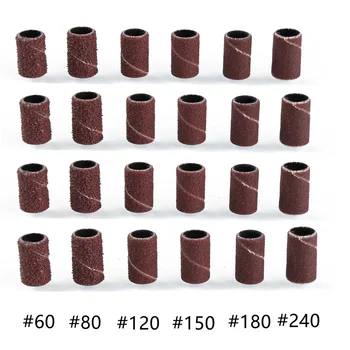 Nail Art Lihvimine Ühise Põllumajanduspoliitika Ansamblid Gel Polish Remover Vahend Tarvik Elektrilised Küünte Masin Pen Nail Drill Bits 80# 120# 240#