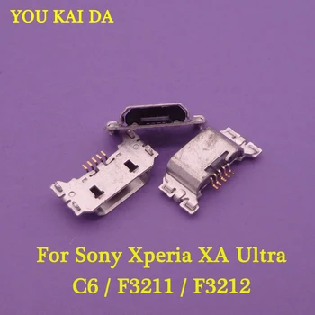 10tk/palju Sony Xperia XA Ultra C6 F3211 F3212 Mini Micro-USB-Liides Pesa Laadimise Pesa Laadija pesa parandus osad