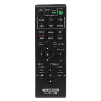 Kaugjuhtimispult Asenda RM-ADU138 Audio-Video Receiver Sony AV kodukinosüsteem DAV-TZ140 HBD-TZ130 HBD-TZ140 Televisiooni R