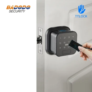 TTLock APP Kontrolli Smart Sõrmejälg, Parool Kaardi Ühe Latch Lock Sise Uks Kasutatud