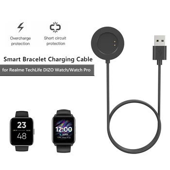 Smartwatch Dock, Laadija Adapter USB Laadimise Kaabel Realme TechLife DIZO Vaata/Watch Pro Smart Watch toiteplokk Tarvik