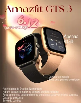 Amazfit GTS 3 Smartwatch GPS-i Mehed Naised Kingitus 150 Sport Režiimid 5ATM Veekindel Bluetooth Alexa 1.75