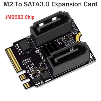 M2 SATA3.0 Expansion Card Adapter PCI-E3.0 KLAHV A + E WIFI M. 2 SATA Converter Kaart Ilma Draiveri Installeerimine JMB582 Kiip