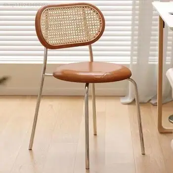 Disainer rotangist ühe tool, diivan elutoas vaba aja veetmise tool rõdu köis punutud Põhjamaade laisk teng täispuidust tool INS