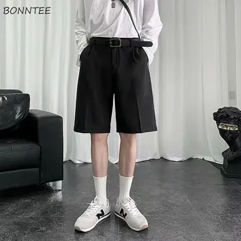 Mustad lühikesed Püksid Meeste Vabaaja Teismelised Õpilased Härrad Lahe Ilus Püksid Streetwear korea Jaapani Kõik-mängu Isiksuse Ins Uus