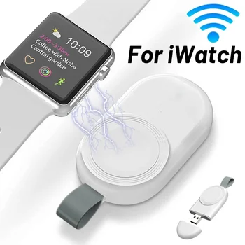 Kaasaskantav Traadita Kiire Laadimise Dock Station Seista Apple Watch 6 5 4 3 2 1 iWatch USB Port Magnet Laadijaga Applewatch